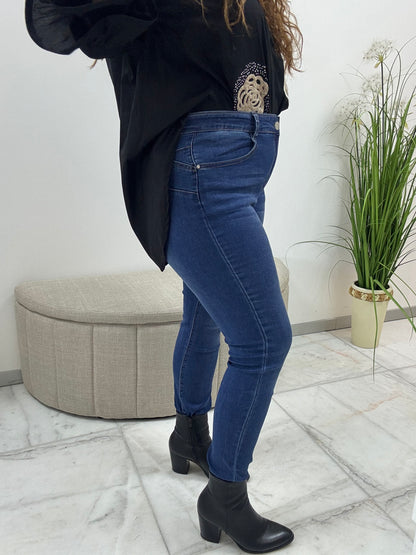 Jean Skinny Taille Haute : Freesia