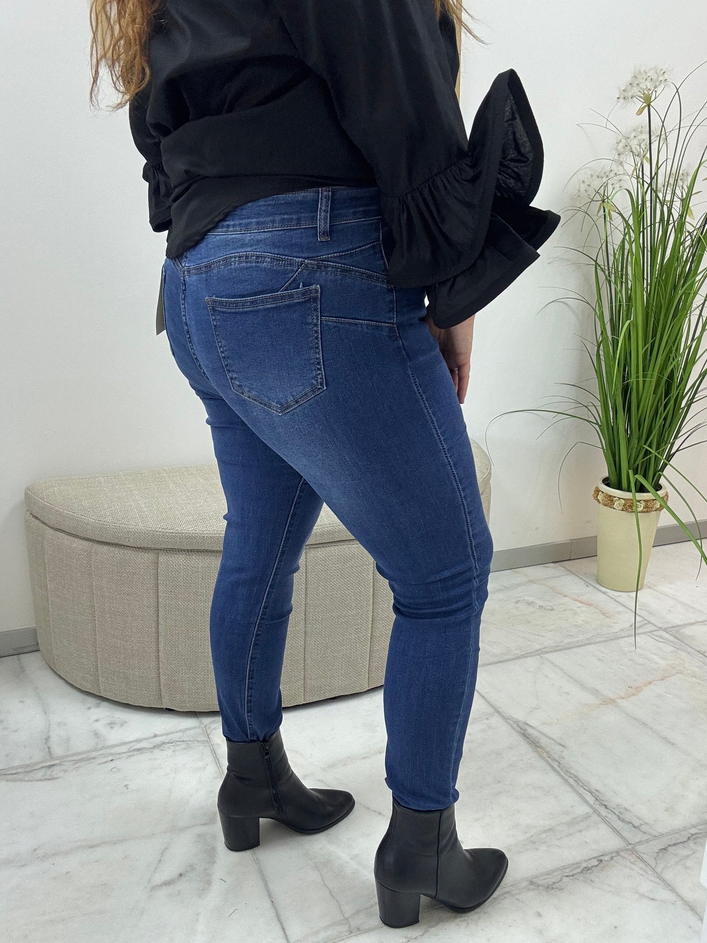 Jean Skinny Taille Haute : Freesia