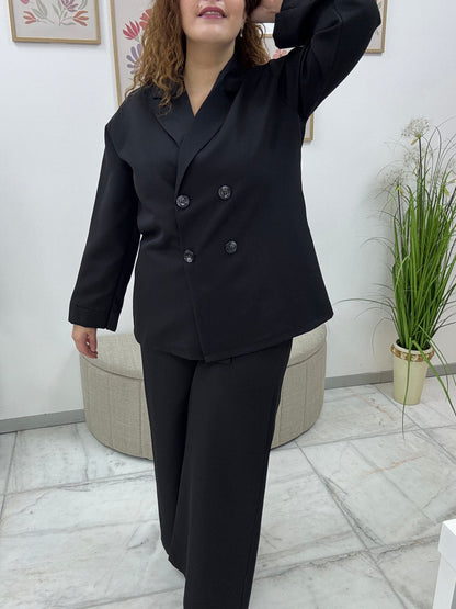 Ensemble tailleur blazer & pantalon fluide : Dahlbergia